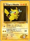Wizards of the Coast Lt. Surge's Pikachu 81/132 Gym Heroes Unlimited