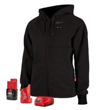 Milwaukee M12 Kit Long Sleeve Women's Medium Heated Hoodie Black 336B-21M