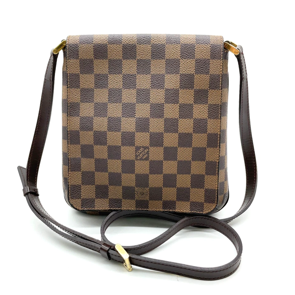 Auth Louis Vuitton Damier Ebene Musette Salsa N51300 Long ShoulderBag W/B ＭR0063 - Image 2 of 4