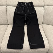 anthropologie maeve colette pants 28 With White Contrast Stitch