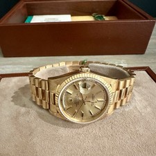 Rolex Day-Date 36mm 18k Gold 1992 - President - Full Set