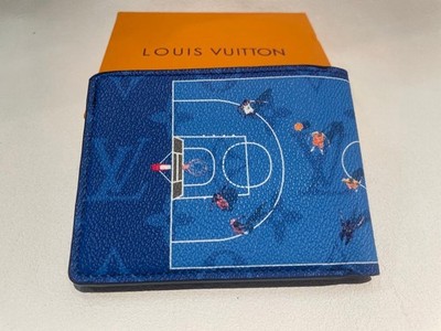 Louis Vuitton Basketball  Blue Monogram Slender Wallet For Men W/Box..