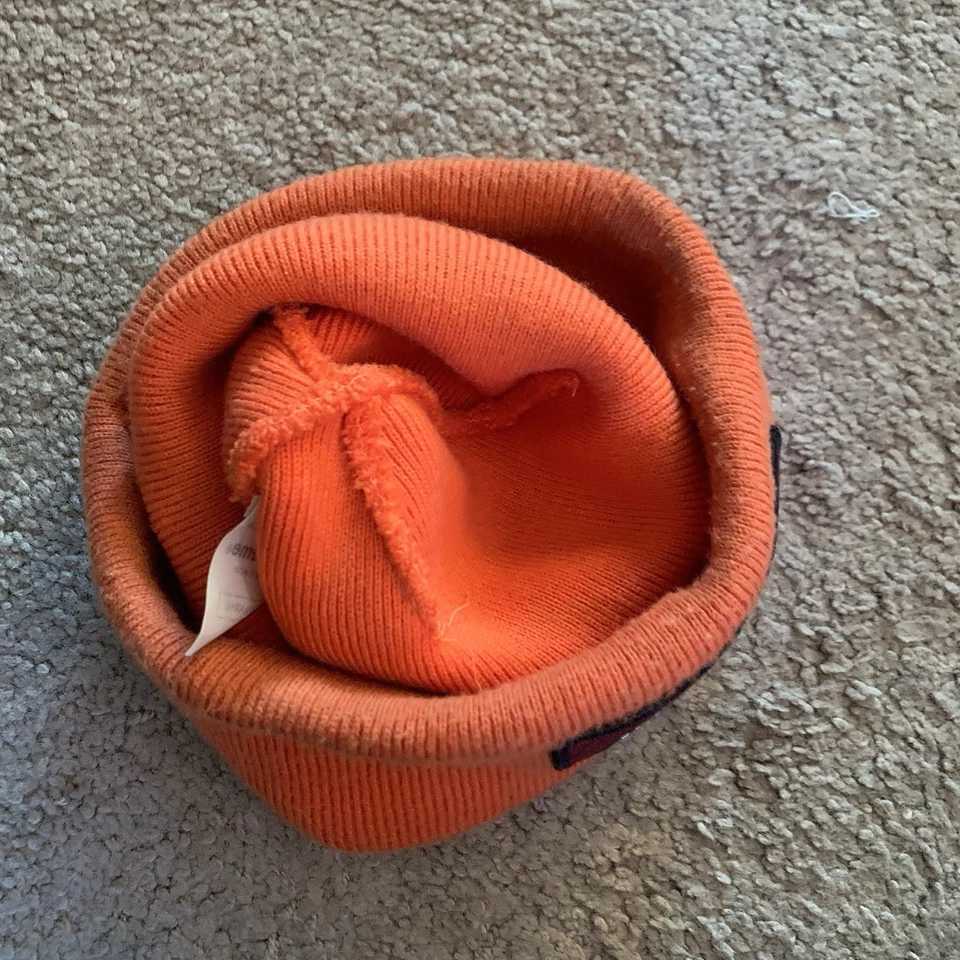 FW12 Supreme x Independent UCK THE REST Orange beanie vintage Very Rare Hat 2012 - Image 3 of 4