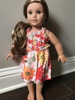 Handmade Matilda Jane MJ Dress 18  American Girl Doll Enjoy The Ride