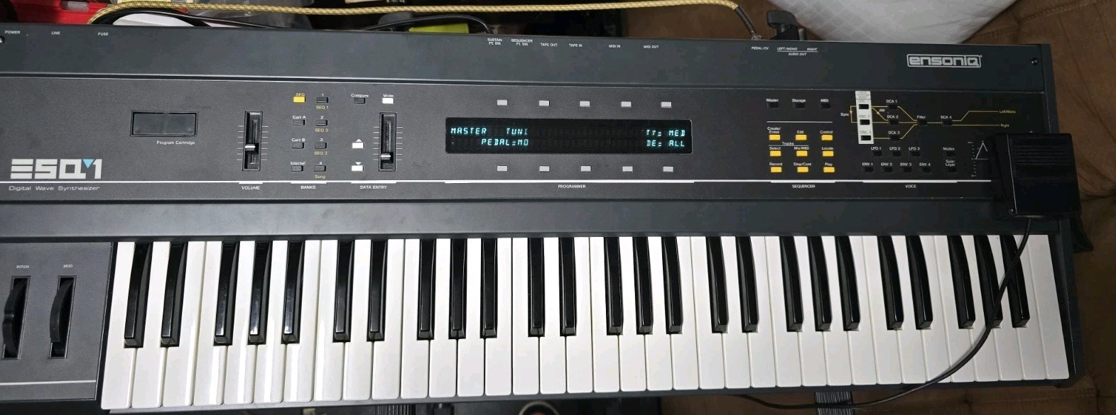 Ensoniq ESQ-1 vintage synth equipment - eBay listing photo 1