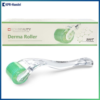 Derma Roller 0,5mm 200 Nadeln für Microneedling Hautpflege zuhause