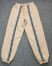 adidas beige drawstring athletic/track pants women size small