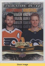 2022-23 MVP Encounters on Ice Gold Sean Couturier Jake Guentzel #EI-13 READ 0kr6
