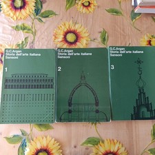 Italienische Kunstgeschichte 3 Bände - Argan - Ed. Samsoni 