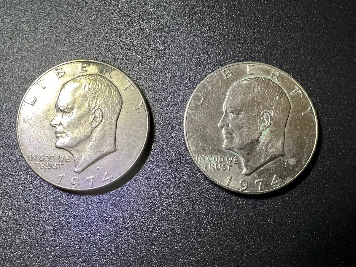 曾流通未经认证1974 艾森豪威尔美元硬币(1971-1978) | eBay