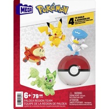 MEGA HPX92 Pokémon Paldea Region Team Bausat...