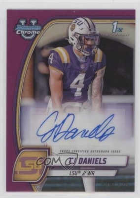 2024 Bowman U Chrome Prospect Fuchsia Refractor 108/150 CJ Daniels Auto 1rt0