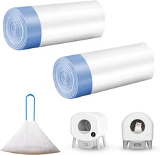 40 Count Extra Large Litter Box Liners, Cat Litter Waste Receptacles Bags 