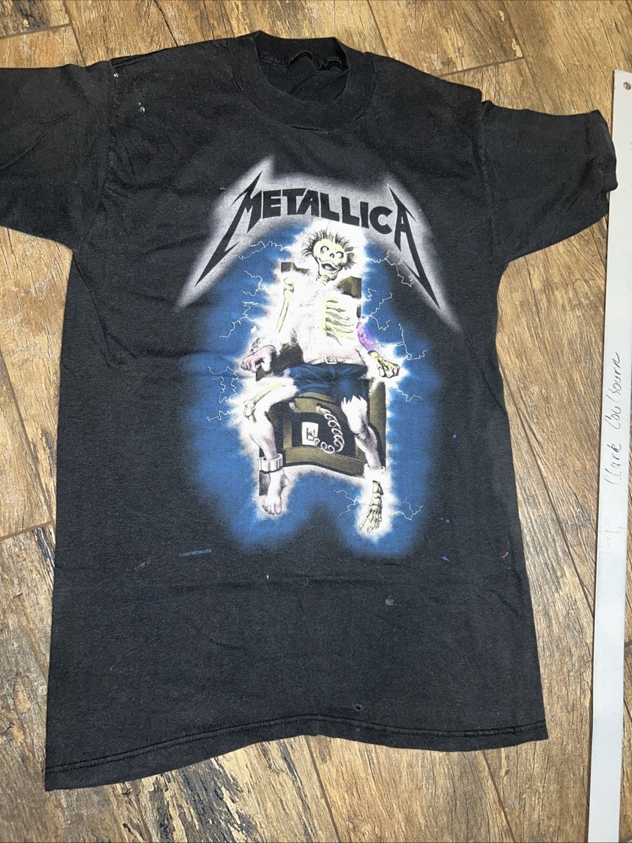METALLICA Vintage KILL 'EM ALL U.S. Tour '87 Original T-Shirt Sz M