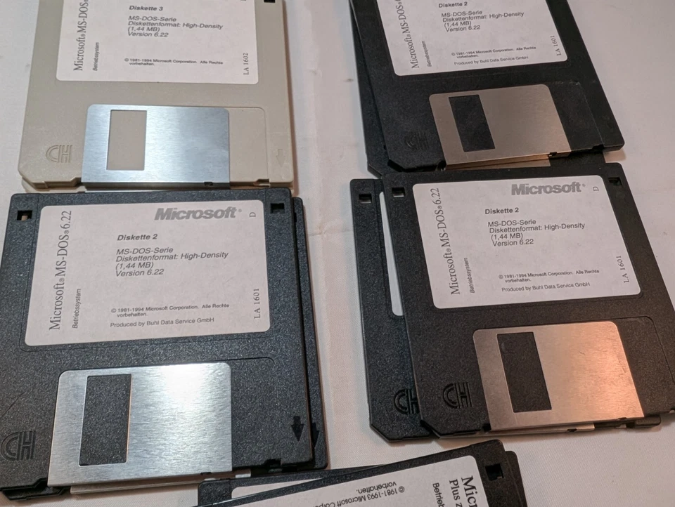 Microsoft MS-DOS 6.22 Installations Disketten GETESTET - Bild 4 von 4