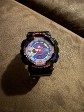 Casio Baby-G BA-112 Black G-SHOCK Analog Women Watch from Japan New Battery