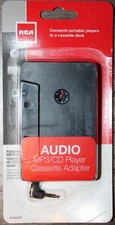 RCA 3.5mm Car Vehicle MP3 CD Player Audio Cassette Deck Adapter. AH600R. NEW NIP