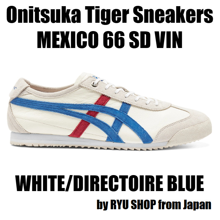 Zapatilla deportiva Onitsuka Tiger MEXICO 66 SD VIN 1183C015.104 BLANCA / AZUL DIRECTO