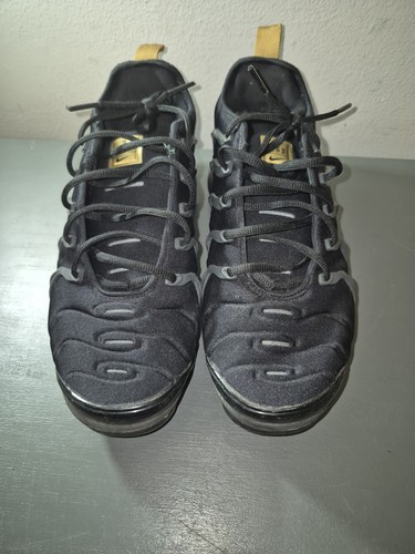 Nike Air Vapormax Plus Negro Metálico Dorado Antracita BQ5068 001 Para hombres Talla 8 - Imagen 3 de 8
