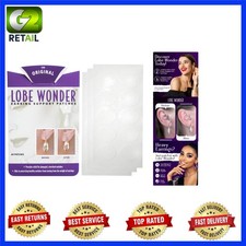 Clear Hypoallergenic Ear Lobe Support Patches - 60 Count for Stretched Piercings