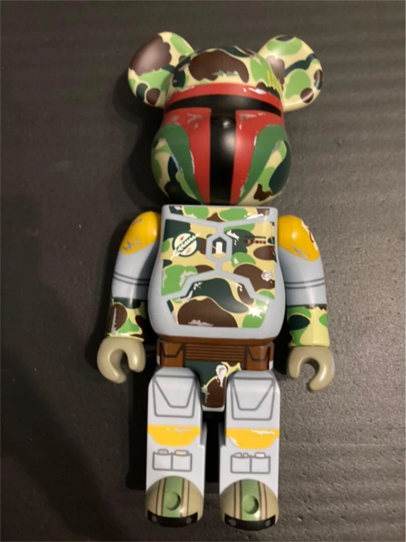 A Bathing Ape Star wars Boba Fett collaboration Bearbrick 100