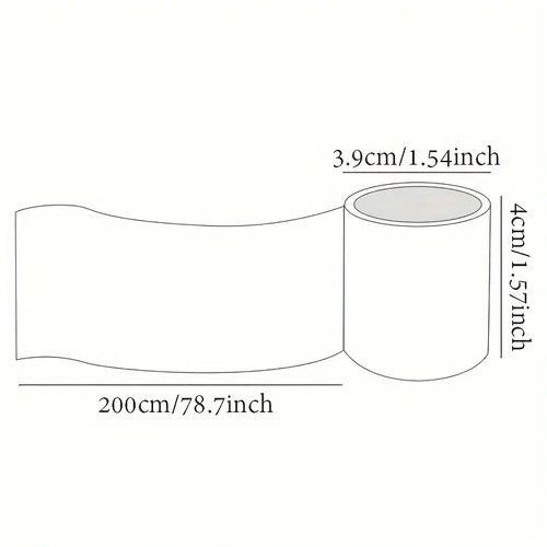 2x Red brick wall pattern washi tapes for model scenery, crafts, -4cm x 200cm - Picture 4 of 6