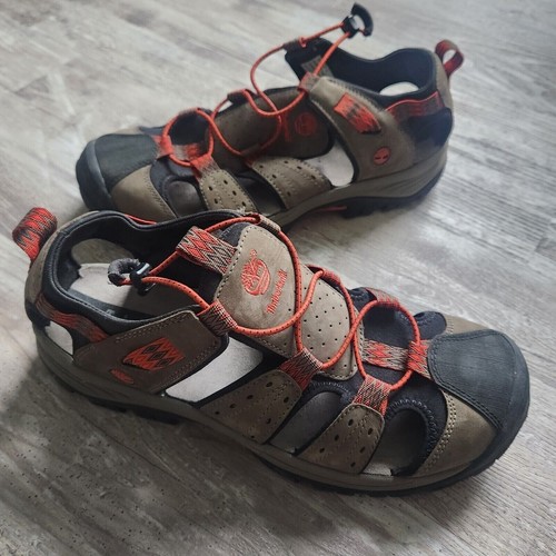 Timberland Sandalo Uomo Belknap Sport Pescatore Escursionismo Peltro Anti Fatica Taglia 12 - Foto 2 di 20