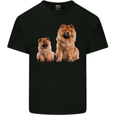 T-Shirt Per Bambini Con Cuccioli Chow Chow