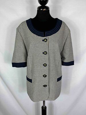 ROCCOBAROCCO Vintage 80 Damenjacke Wolle Seide Marina Woman Jacket Gr.XL - 48