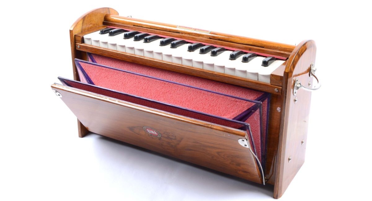 インド鍵盤楽器ハルモニウム(portable bina Harmonium) インド鍵盤楽器ハルモニウム(portable bina Harmonium) 楽器・機材