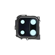 For Xiaomi Redmi Note 9s Replacement Rear Camera Lens Cover Bezel Ring (Black