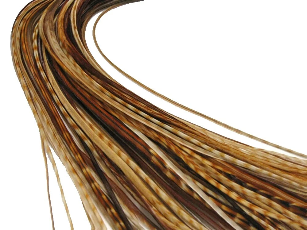 Rooster Brown Craft Feathers