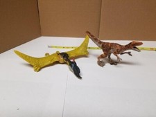 Jurassic Park Pterosaur Velociraptor Lot