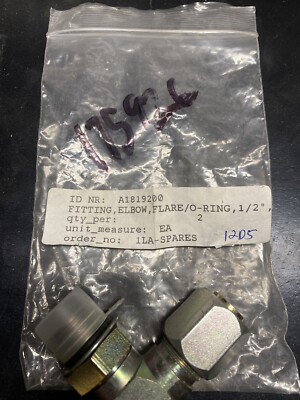 (MC49) 175926 Elbow Flare/O-Ring Fitting 1/2'' A1819200