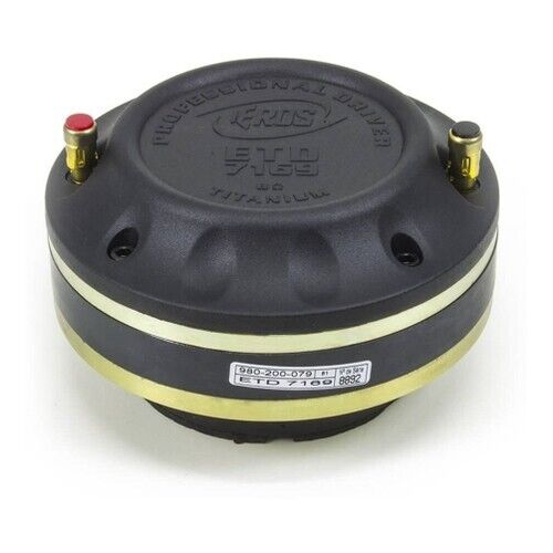Driver Eros ETD-72250 125 Watts Rms 8 Ohms Titanium Diaphragm Free Shipping - Picture 3 of 7