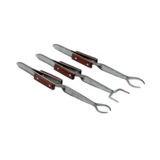 Cross Locking Tweezers - Set of 3 - 57-765
