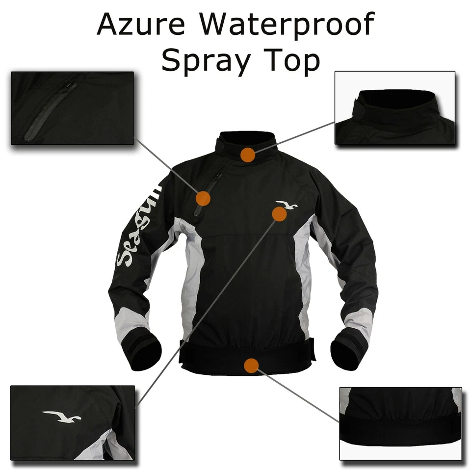 Seagull Waterproof Spray Top BREATHABLE Kayak Paddling Sailing Jackets-TAPED - Image 2 of 4