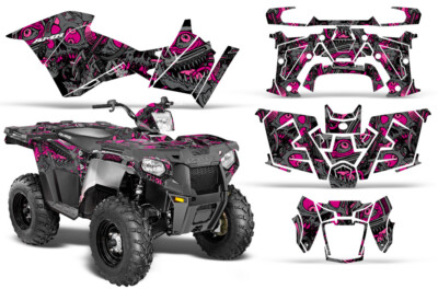 ATV Graphics Kit Decal For Polaris Sportsman 325ETX/450/570 14-17 TUNE IN PK
