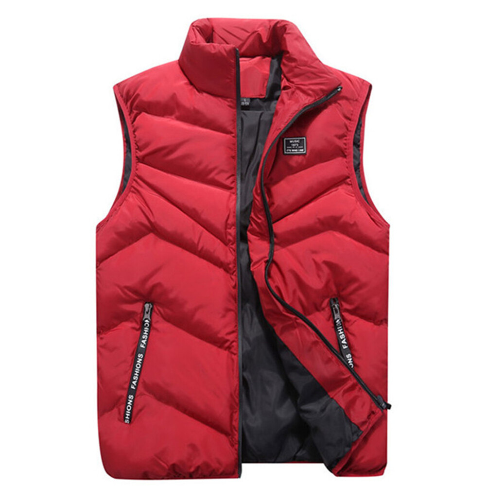 mens quilted winter vest