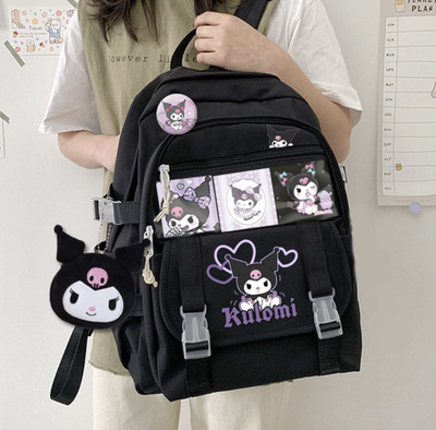 Cinnamoroll Kuromi Cute Anime Backpack Anime Sanrioed Shoulder Bag