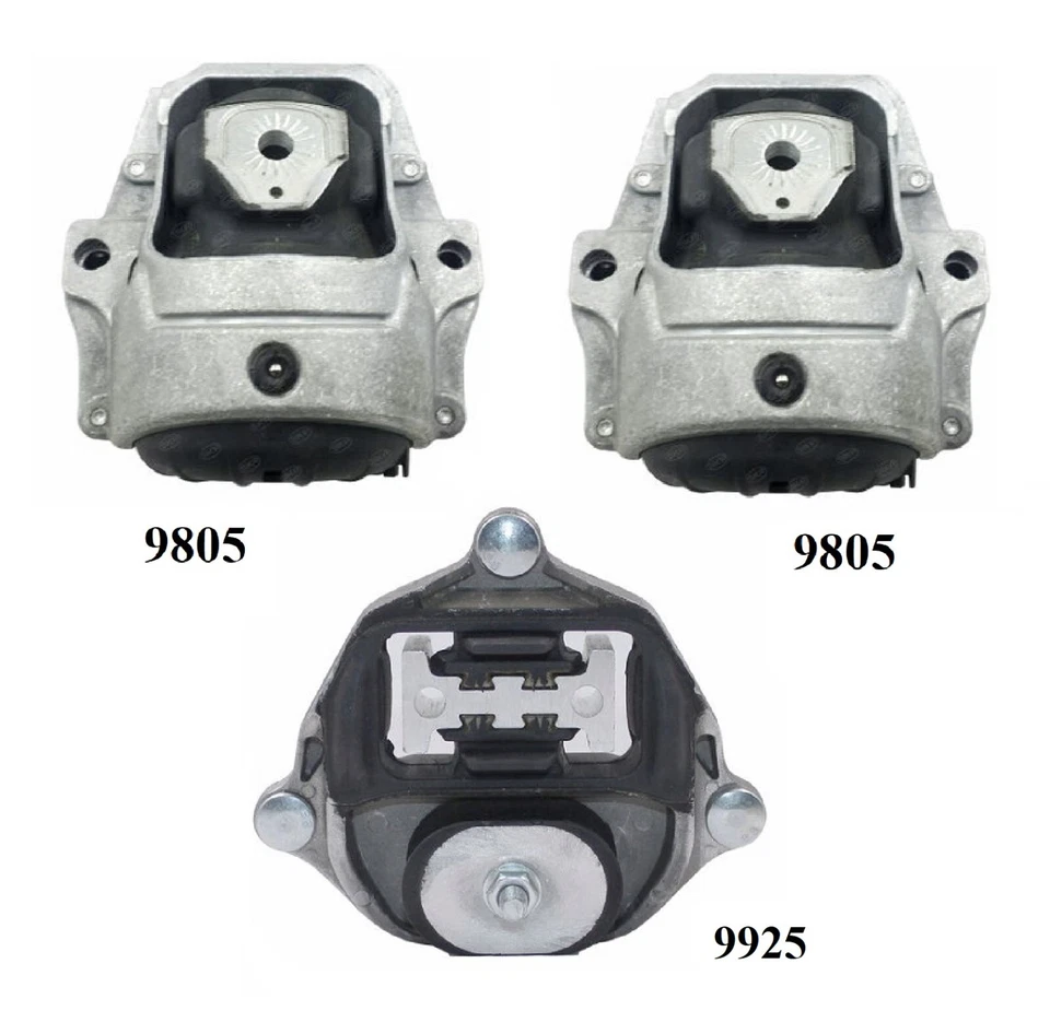 MONTAJE DE MOTOR Y TRANSMISIÓN 3 PIEZAS PARA AUDI A5 QUATTRO 2008-2010 CUPÉ DE 3,2 L - TRANSMISIÓN AUTOMÁTICA Foto 2 de 4