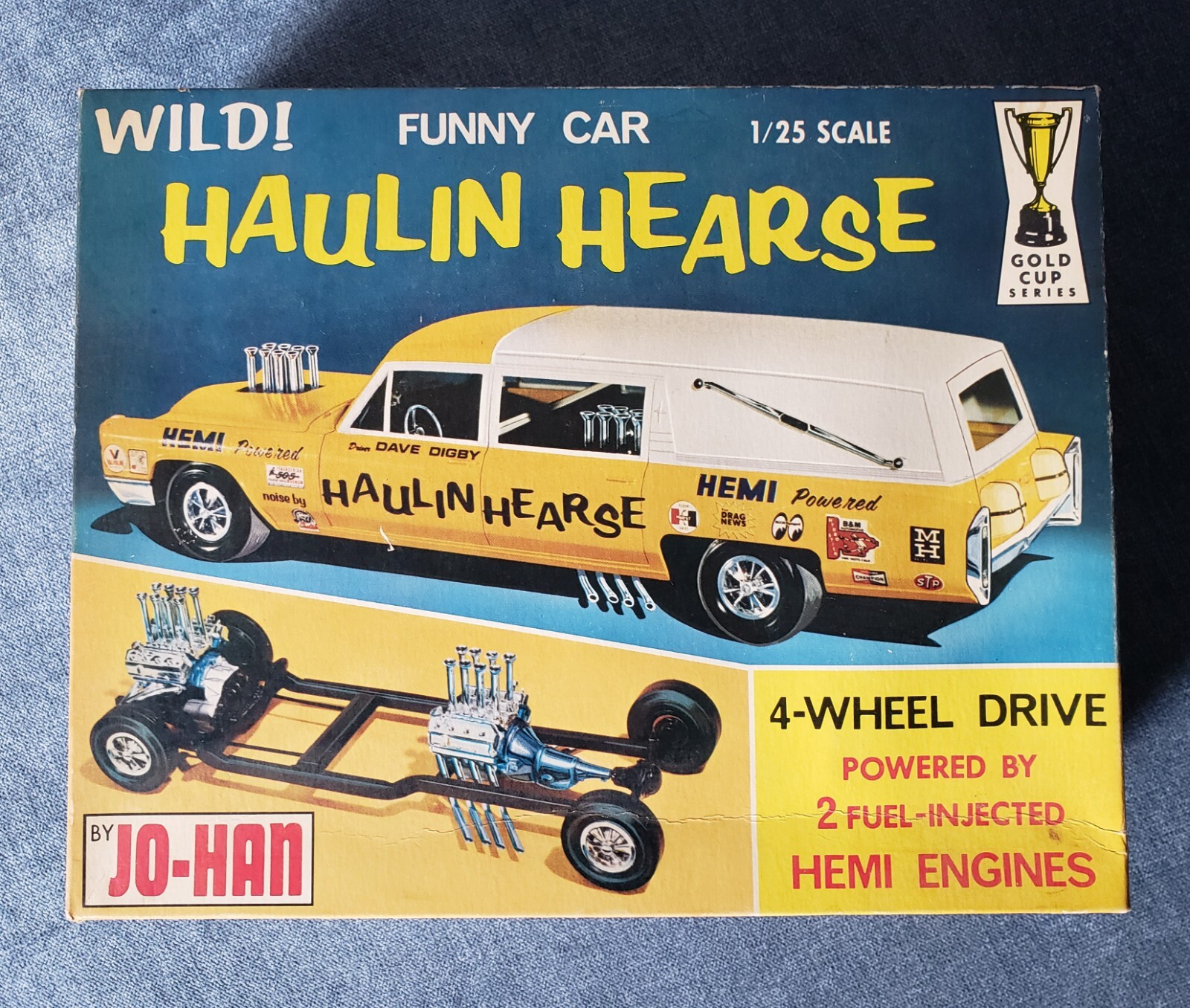 '66 Cadillac HAULIN HEARSE Hemi Drag Car Parts Body Box Instructions