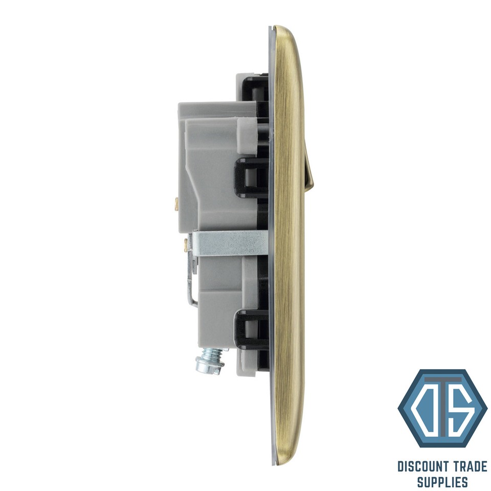 Antique Brass Metal Lamps BG Nexus Antique Brass Light Switches & Sockets  With Black Inserts | UK Plug, Full Range Of Styles Metal Antique Beds And  Bed Frames For Full