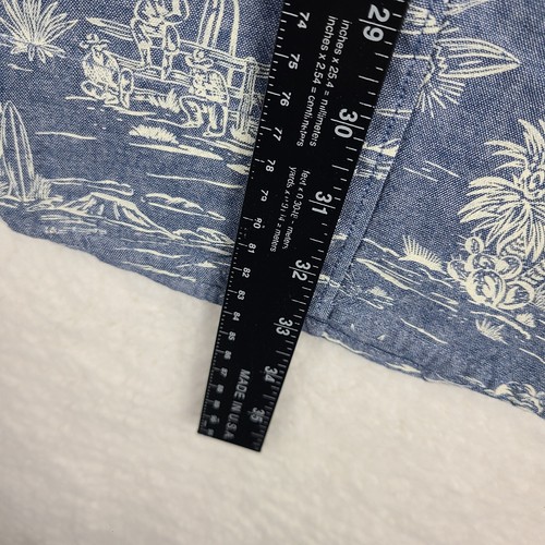 Howler Brothers Shirt Mens XL Blue Island Floral Casual Hawaiian Button Up - Picture 5 of 11