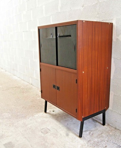 meuble bahut enfilade rangement bureau rene caillette 1950 design archive french - Photo 1/9