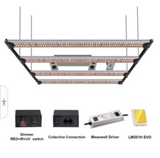 Lampe Culture Indoor  Leds Samsung Lm301H Evo + IR-UV , full spectrum ,hydroponi