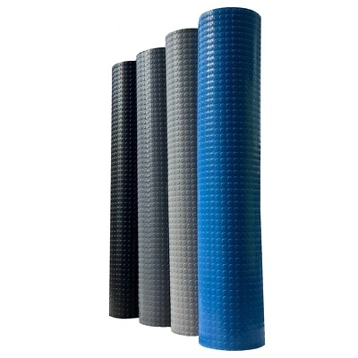 SHIELD Heavy Duty PVC Vinyl Flooring Matting Garage Work Van Checker Coin Square