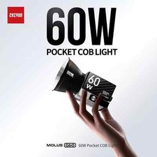 Zhiyun Molus G60 60W LED Video Light Portable Pocket Light Photography Lighting