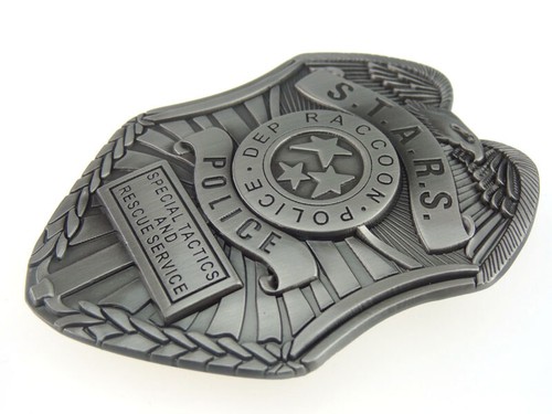 RESIDENT EVIL STARS RACCOON DEP POLICE BADGE MONEY CLIP Grey - Picture 3 of 5