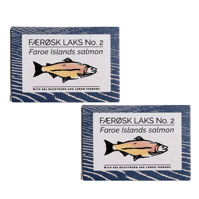 2x FANGST Faroe Salmon 110g | Sea Buckthorn & Lemon Verbena